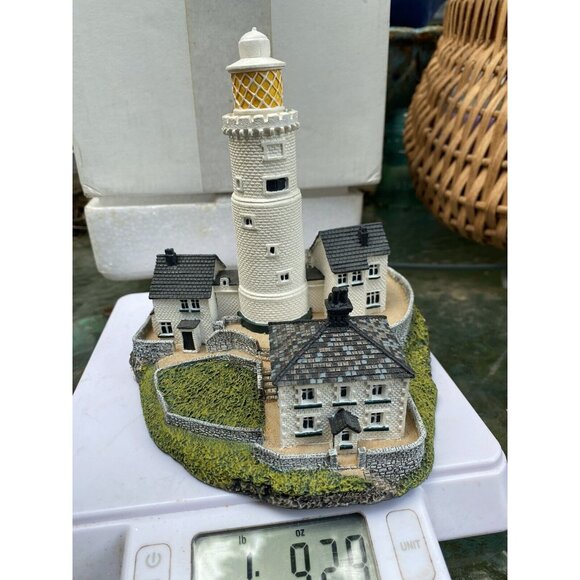 Dartmouth England Start Point Lighthouse Sculpture By The Danbury Mint 1993 - Picture 2 of 5